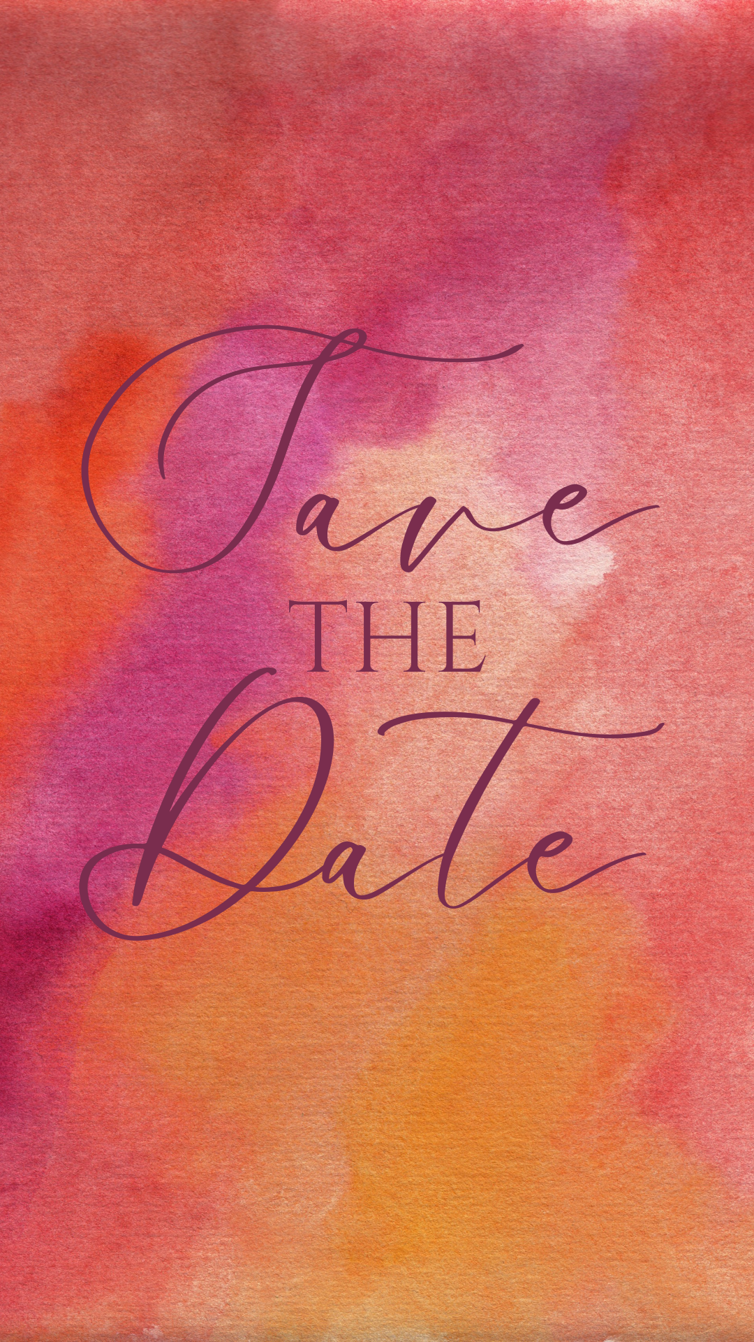 Animated Save the Date Video invite | Done for You - No editing needed Colour Burst Save the Date Video Invitation