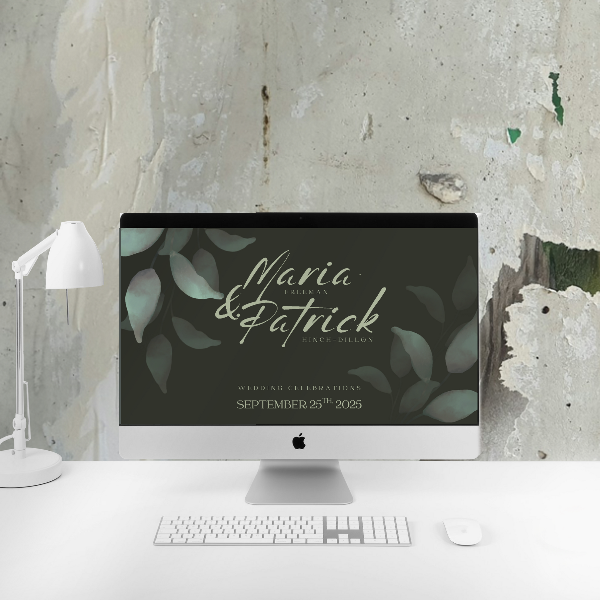 Eucalyptus Whisper Botanical Wedding Invitation Suite – Canva Template