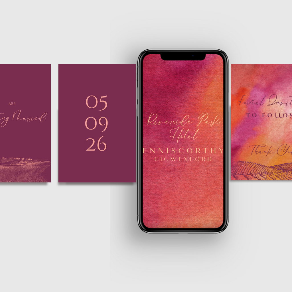 Animated Save the Date Video invite | Done for You - No editing needed Colour Burst Save the Date Video Invitation